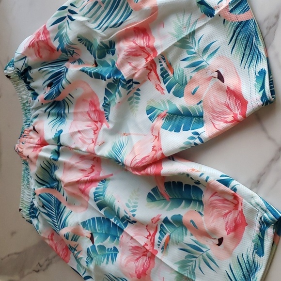 Cross Shorts Tropical Flamingo Lacrosse Shorts Size S - Picture 8 of 10
